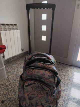 Mochila Totto con estampado divertido