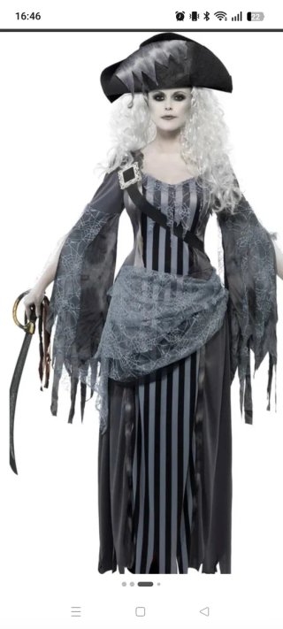 Costume da Zombie Pirata Taglia S