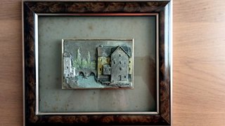 Quadro Bassorilievo Argento 999 Vintage