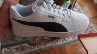 Tenis Puma Blancos y Negros