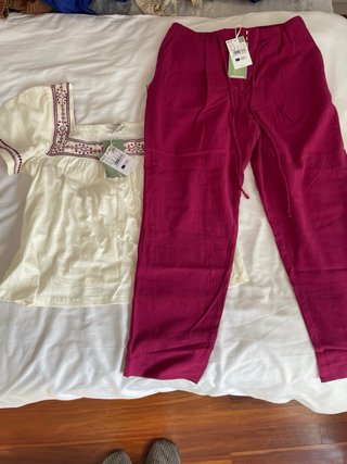 Pantalón Hoss Intropia Rosa Talla S,