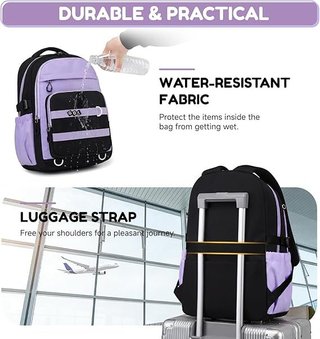 Amythe mochila 3en1 impermeable set de 3 Piezas