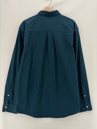 Camisa Oxford Zara Verde Hombre XXL