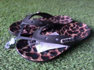 Chanclas Crocs Leopardo Remix