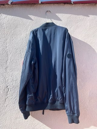 Chaqueta bomber azul hombre de silbon original