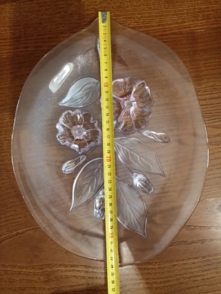 Centrotavola in vetro porta frutta