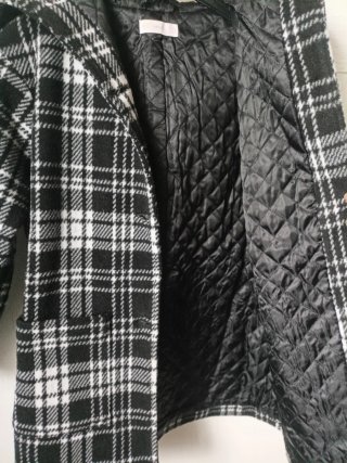 Chaqueta cuadros niña Mango talla 9 años