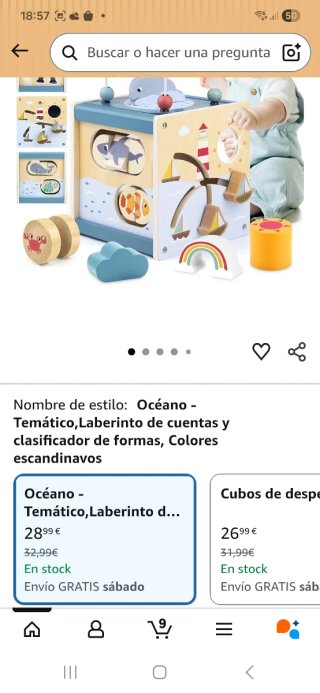 Caja de Actividades AIRLAB para Bebé Montessori
