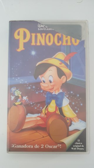 Pinocho VHS - Película Clásica Disney