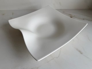 4 Platos Cuadrados Blancos Villeroy & Boch