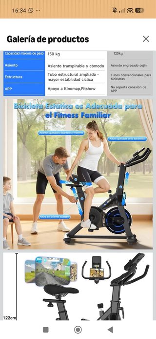 Bicicleta Estática Profesional