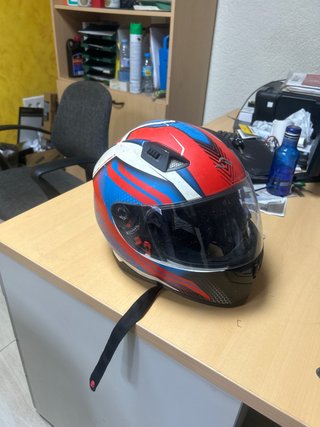 Casco Shiro Integral Rojo/Azul