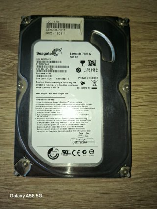 Disco Duro Seagate Barracuda 7200.12 500GB