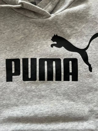 Sudadera Puma Gris Mujer