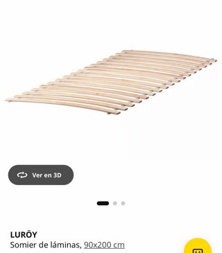 Cama Ikea Neiden 90 + Colchón