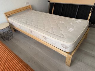 Cama Ikea Neiden 90 + Colchón