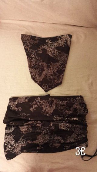 Conjunto corto dragones mujer