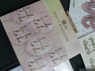 Lote Despedida Soltera: Globos, Tatuajes y Diadema