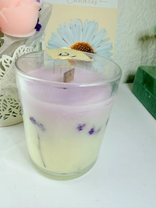 Velas Aromáticas Florales Doradas
