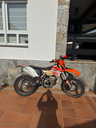KTM EXCF 250 Enduro Moto Naranja