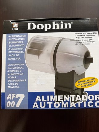 Alimentador Automático Acuario ICA Dophin AF7