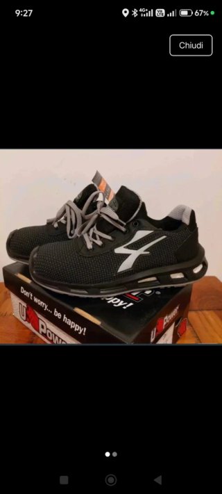 Scarpe U-Power Imperius Nere/Grigie