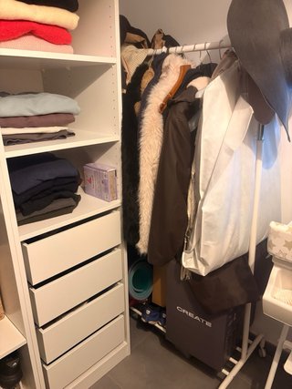 Vestidor modular blanco