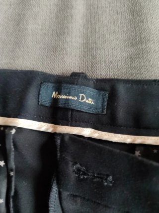 Pantalón Massimo Dutti Negro