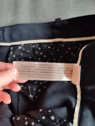 Pantalón Massimo Dutti Negro