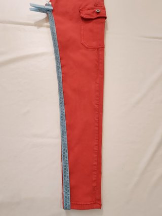 Pantaloni cargo donna rossi