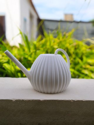 Regador Canelado Branco