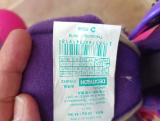 Patines de iniciación niña rosa y morado