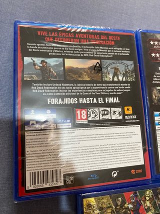 3 Juegos PS4 Precintados: Red Dead, Bloodborne, Ha