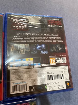 3 Juegos PS4 Precintados: Red Dead, Bloodborne, Ha
