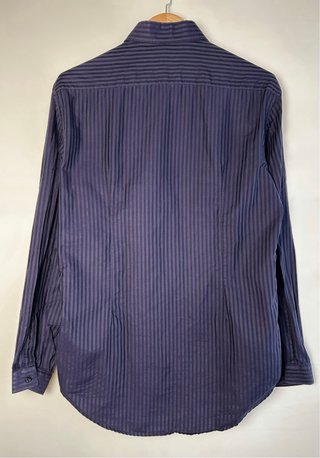 Camisa Zara Azul Rayas Hombre XL