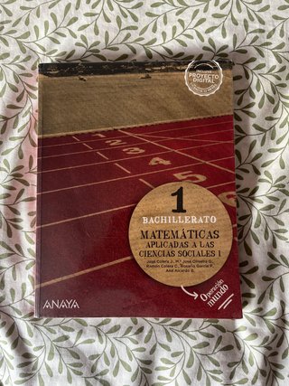 Matemáticas aplicadas a las Ciencias Sociales I...