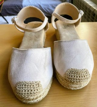 Zapatillas esparto cuña