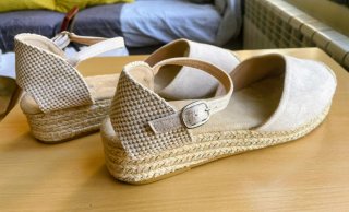 Zapatillas esparto cuña