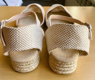Zapatillas esparto cuña
