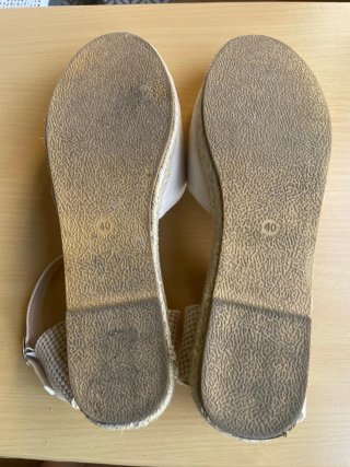 Zapatillas esparto cuña