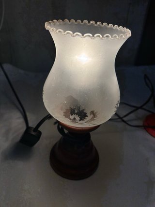 Lampada da tavolo vintage abat-jour
