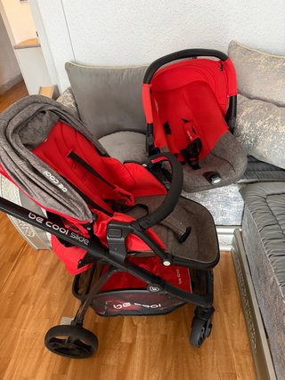 Carrito Be Cool Slide Rojo y Gris