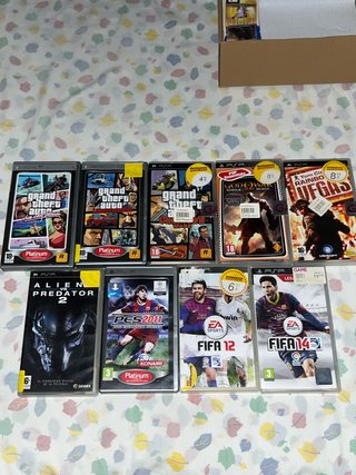 Cajas PSP Originales (Con manual)