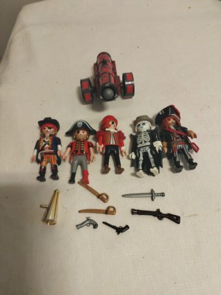 Playmobil Piratas y Cañón
