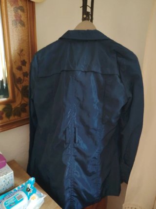 Gabardina Punt Roma azul marino Talla 38