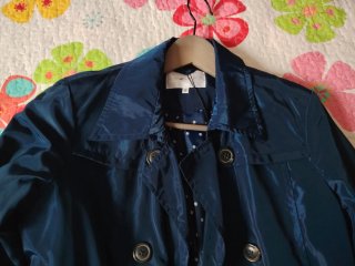 Gabardina Punt Roma azul marino Talla 38