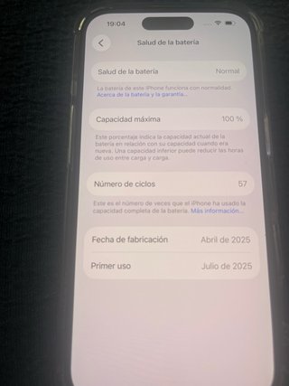 iPhone 16 128GB Negro - Batería 100%