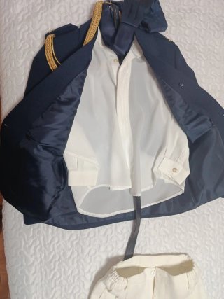 Traje comunión niño negro y blanco