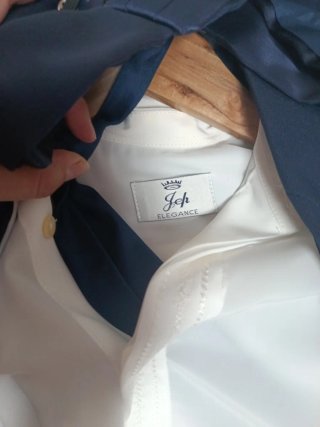 Traje comunión niño negro y blanco