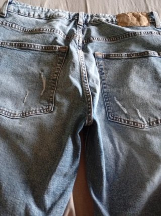 Tejano corto Pull&Bear desgastado